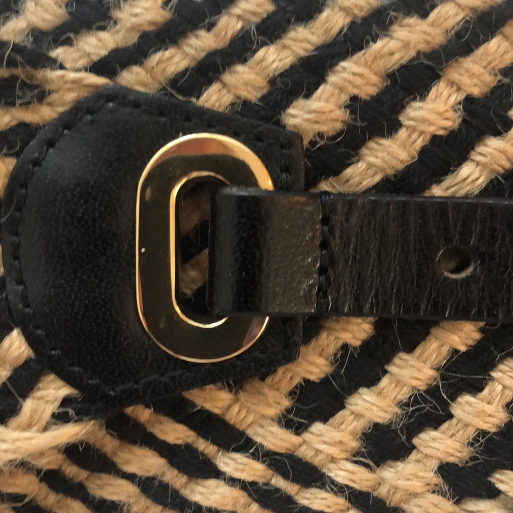 Via Spiga woven corset belt